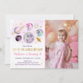 Galaxy roze goud uit deze wereld van de geboorte I Kaart (Voorkant)