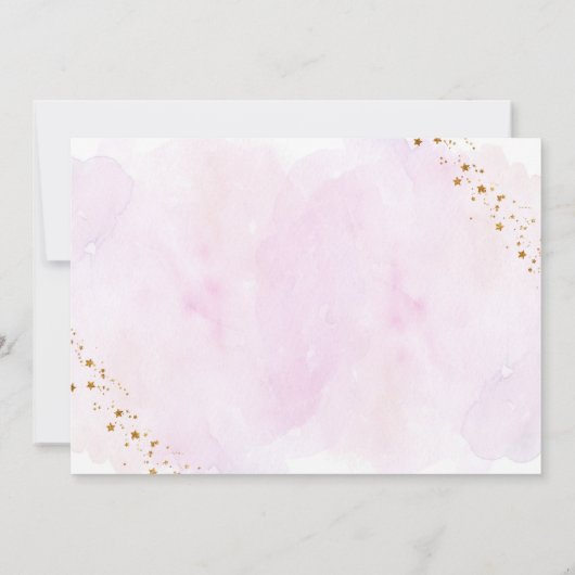 Galaxy roze goud uit deze wereld van de geboorte I Kaart (Achterkant)