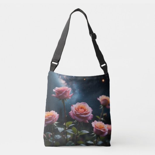 Galaxy Rozen Crossbody Tas (Voorkant)