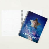 Galaxy ruimte draak foto naam 2026 jongen planner (Display)