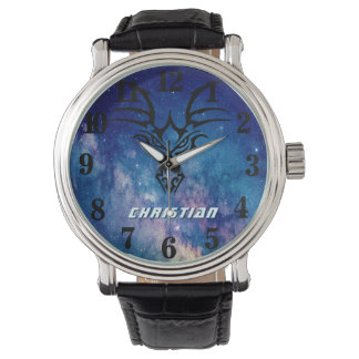 Galaxy ruimte draak naam horloge