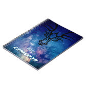 Galaxy ruimte draak naam notitieboek (Linkerzijde)