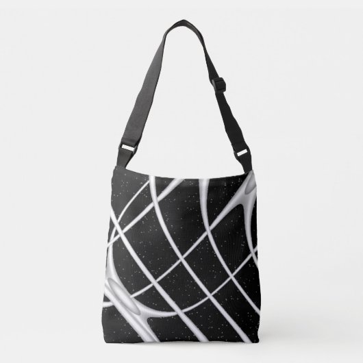 Galaxy Ruimte Ontwerp Crossbody Tas (Voorkant)