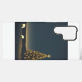 Galaxy S22 Ultra PhoneCase Kerst Winter Night2 Samsung Galaxy Hoesje (Achterkant horizontaal)