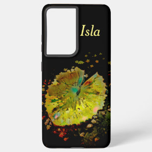 Galaxy Samsung S21+ Hoesje Digital Water Lily Pod