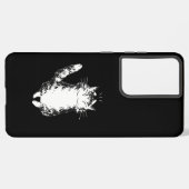 Galaxy Samsung S21 Ultra Hoesje Happy Cat Design (Linkerkant)