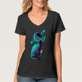 Galaxy Saturn Planet Sphynx Cool Cat Feline Cat T-shirt (Voorkant)