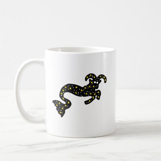 Galaxy Sea Goat Zodiac Mok – Kosmische Steenbok (Links)