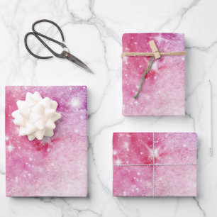 Galaxy Seamless Patronen Inpakpapier Vel