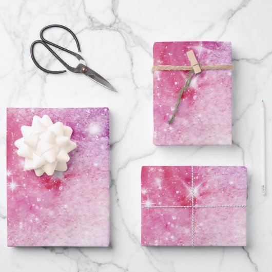 Galaxy Seamless Patronen Inpakpapier Vel (Voorkant)