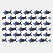 Galaxy Sharks Inpakpapier Vel (Voorkant 3)