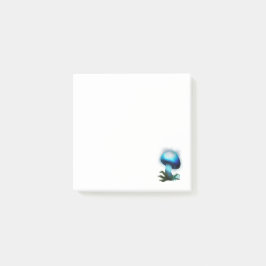 Galaxy Shiitake Gloeiende Lichtblauwe Paddestoel Post-it® Notes