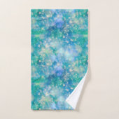 Galaxy Shimmer blue Bad Handdoek (Handdoek)