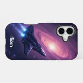 Galaxy Ship iPhone 16 Hoesje (Achterkant horizontaal)