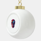 Galaxy Skull Portal Keramische Bal Ornament (Rechts)