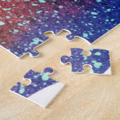 galaxy sky jigzaag puzzel legpuzzel (Zijkant)