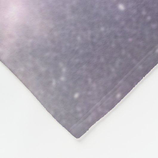 Galaxy Sky Scripting Bijbelversie Fleece Deken (Hoek)