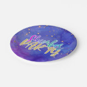 Galaxy Slumber Party Birthday Bord (Gekanteld)