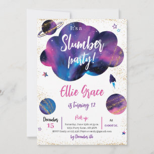 Galaxy Slumber Party Kaart