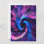 Galaxy Slumber Party Zwart Kaart (Achterkant)