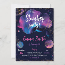 Galaxy Slumber Party Zwart