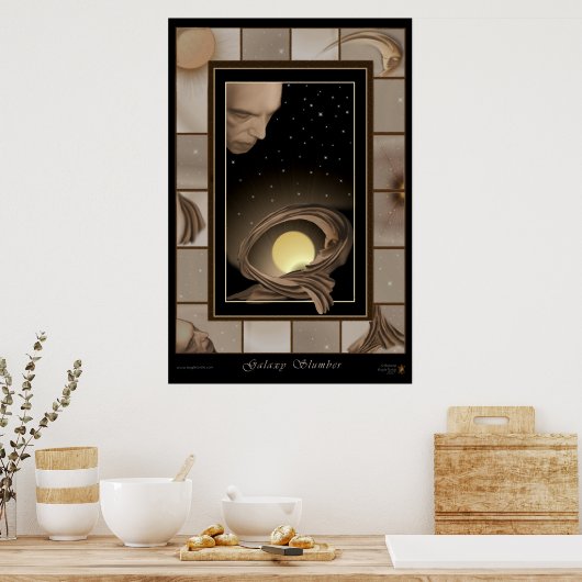 Galaxy Slumber Poster (Keuken)