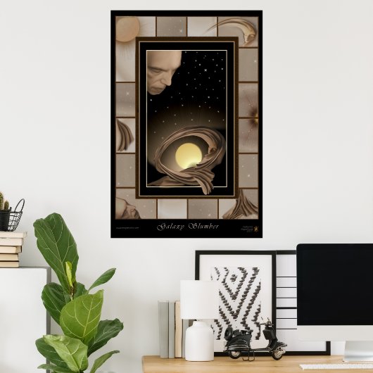 Galaxy Slumber Poster (Thuiskantoor)