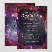 Galaxy space achtergrond alle feestdagen kaart (Voorkant / Achterkant)