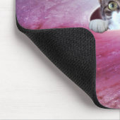 Galaxy Space Cats LOL Funny Mousepad Muismat (Hoek)