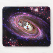 Galaxy Space Cats LOL Mousepad (horizontaal) Muismat (Voorkant)