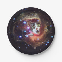 Galaxy Space Cats Paper Borden 7 inch