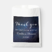 Galaxy Space Celestial Sterrennacht Wedding Bedankzakje (Voorkant)