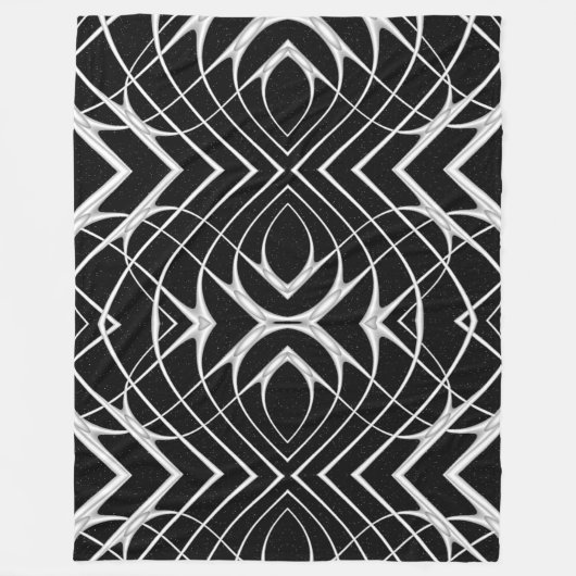 Galaxy Space Design Fleece Deken (Voorkant)