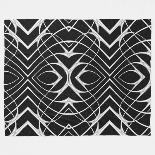 Galaxy Space Design Fleece Deken (Voorkant (Horizontaal))