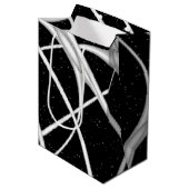 Galaxy Space Design Medium Cadeauzakje (Voorkant Gekanteld)