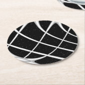 Galaxy Space Design Ronde Kartonnen Onderzetter (Gebogen)