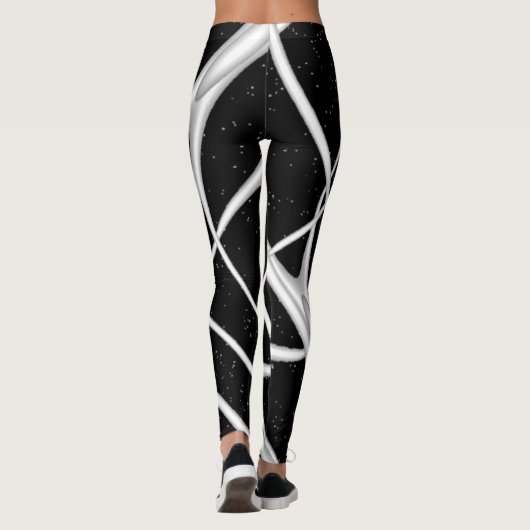 Galaxy Space Design Scarf Leggings (Achterkant)