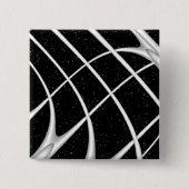 Galaxy Space Design Vierkante Button 5,1 Cm (Voorkant)