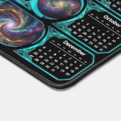 Galaxy Space Fractal Art Desk Pad - 2026 Calendar (Hoek)