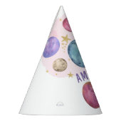 Galaxy Space Girl Verjaardagsfeestje Feesthoedjes (Links)