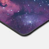 Galaxy space glitter nevel paarse roze universum bureaumat (Hoek)