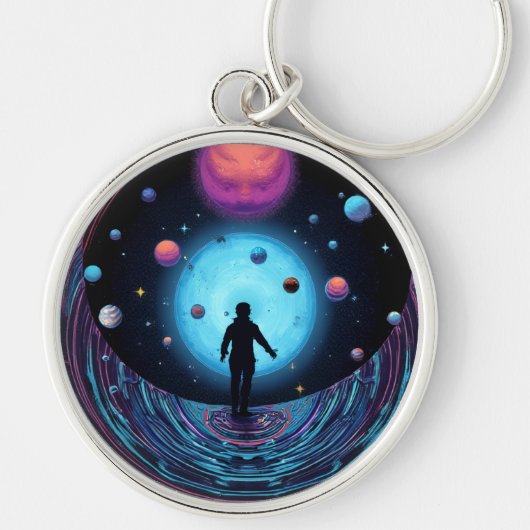 Galaxy space keychain for Galaxy lovers (Voorkant)