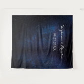 Galaxy Space Nebula Cosmos Wedding Photo Booth Wandkleed (Voorkant (horizontaal))