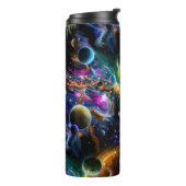 Galaxy Space Nebula en Planets Thermosbeker (Gedraaid links)