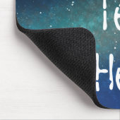 Galaxy Space Nebula Night Sky op maat Muismat (Hoek)
