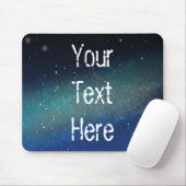 Galaxy Space Nebula Night Sky op maat Muismat (Met muis)