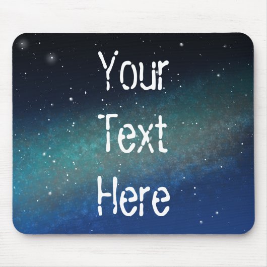 Galaxy Space Nebula Night Sky op maat Muismat (Voorkant)