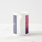 Galaxy Space Nebula Sterren Hemel Universum Astron Porselein Kop (Achterkant)