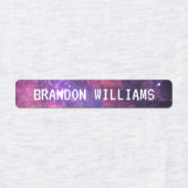 Galaxy Space Night Sky Sterren Nebula Strijkijzer  Labels (Design 2)