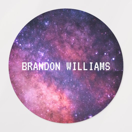 Galaxy Space Night Sky Sterren Nebula Waterdicht Labels (Design 2)